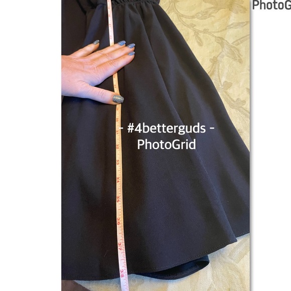 NEW Nocturne Elbise Siyah Drape Front High Neck Mini Dress EU 38 Medium 6 / 8 - Picture 11 of 16